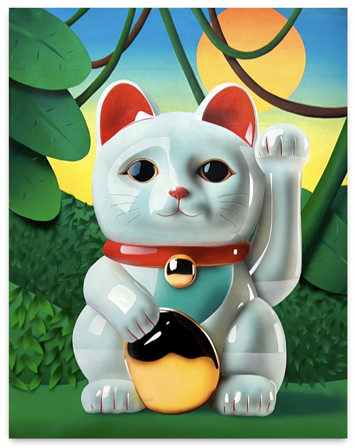 Maneki Neko dans la jungle